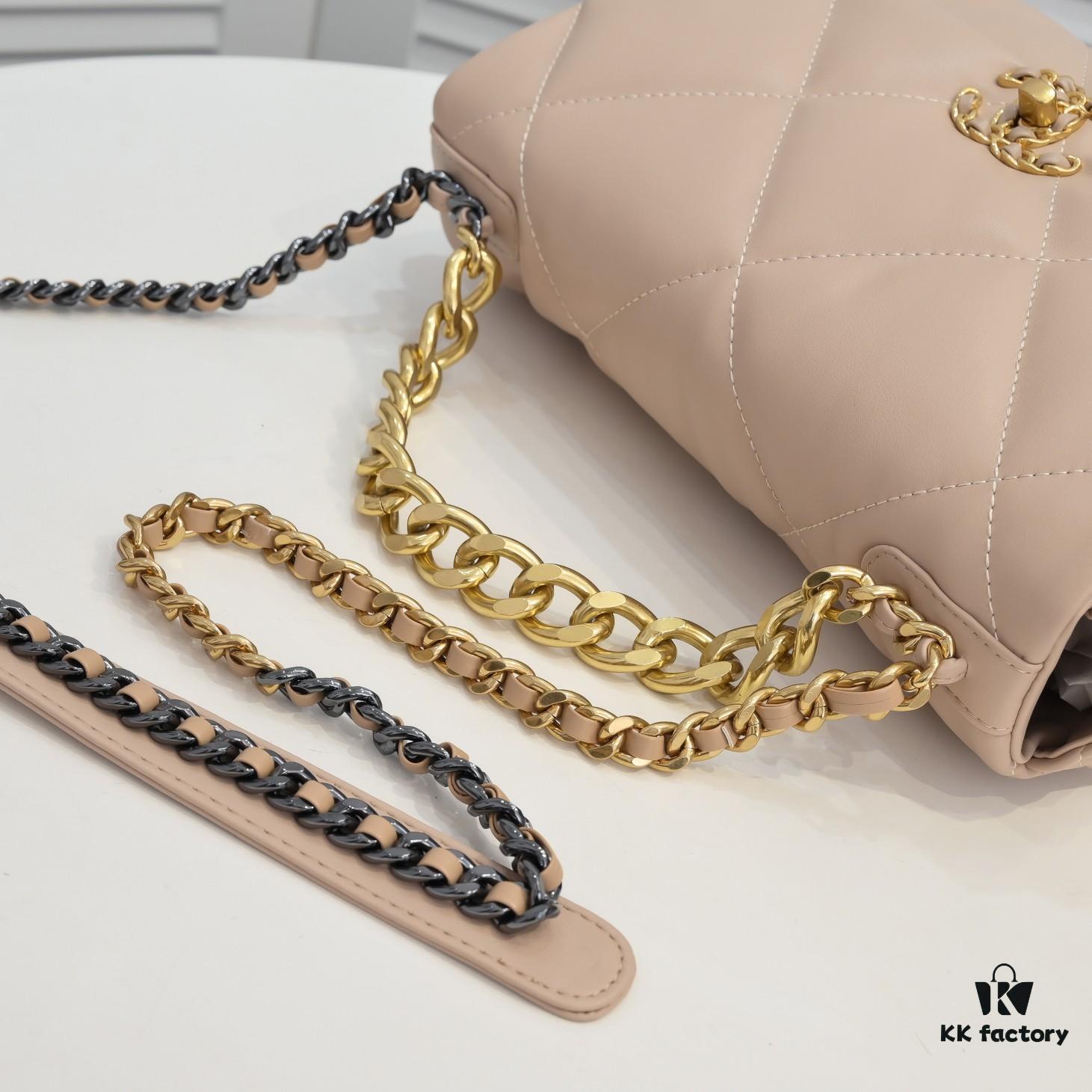 69305552f09edb6de4c4f225 Beige Medium Chanel Latest Bestseller Just Arrived, Synchronized with Boutique, Premium Imported Calfskin, Extremely Soft Texture