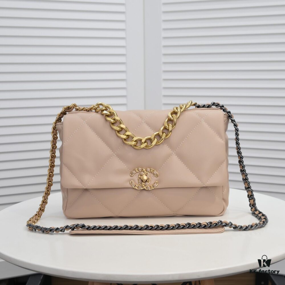 69305554f09edb6de4c4f22a Beige Medium Chanel Latest Bestseller Just Arrived, Synchronized with Boutique, Premium Imported Calfskin, Extremely Soft Texture