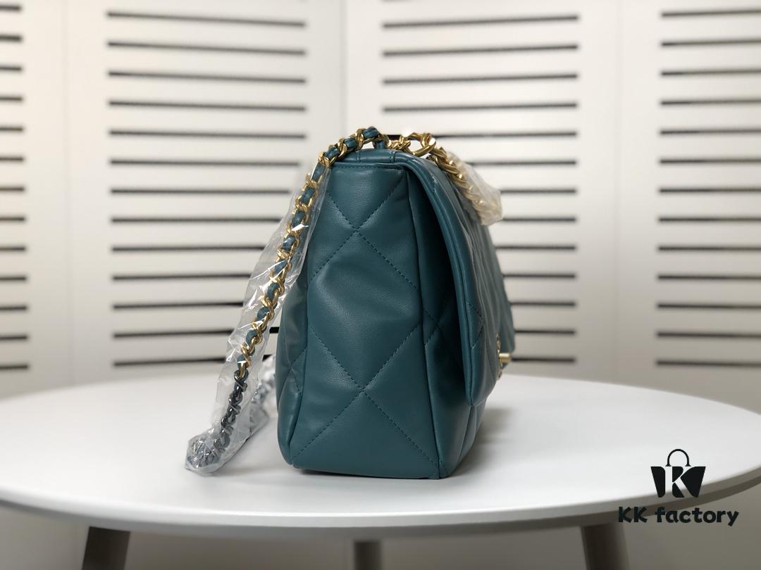 6930555ff09edb6de4c4f23e Turquoise Blue Large Chanel Latest Bestseller Just Arrived, Synchronized with Boutique, Premium Imported Calfskin Leather, Extremely Soft Touch