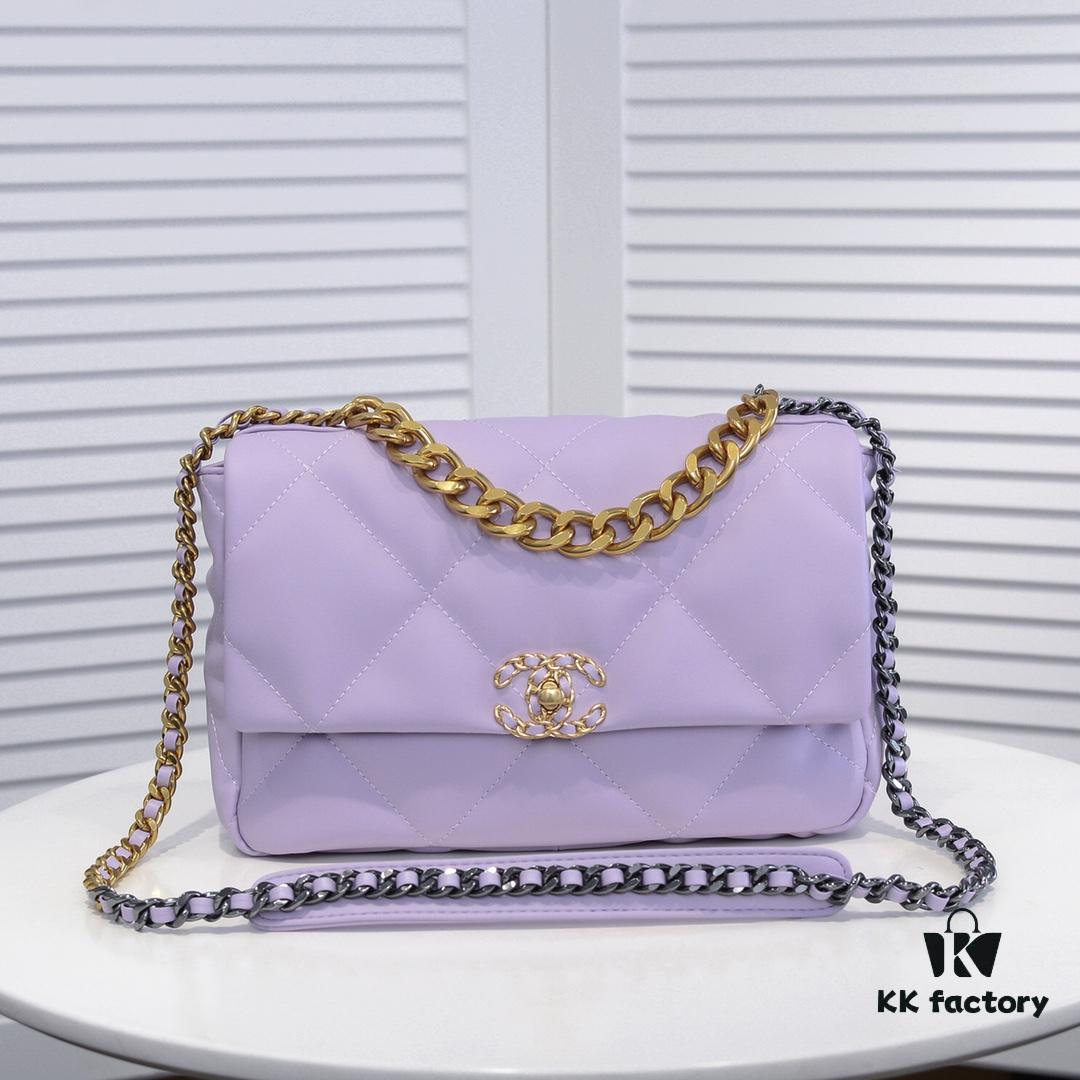 6930556cf09edb6de4c4f254 Purple Medium-Sized Chanel Latest Bestseller Release 📣📣 Synchronized with Counter, Premium Imported Calfskin Leather 🐂, Extremely Soft Texture