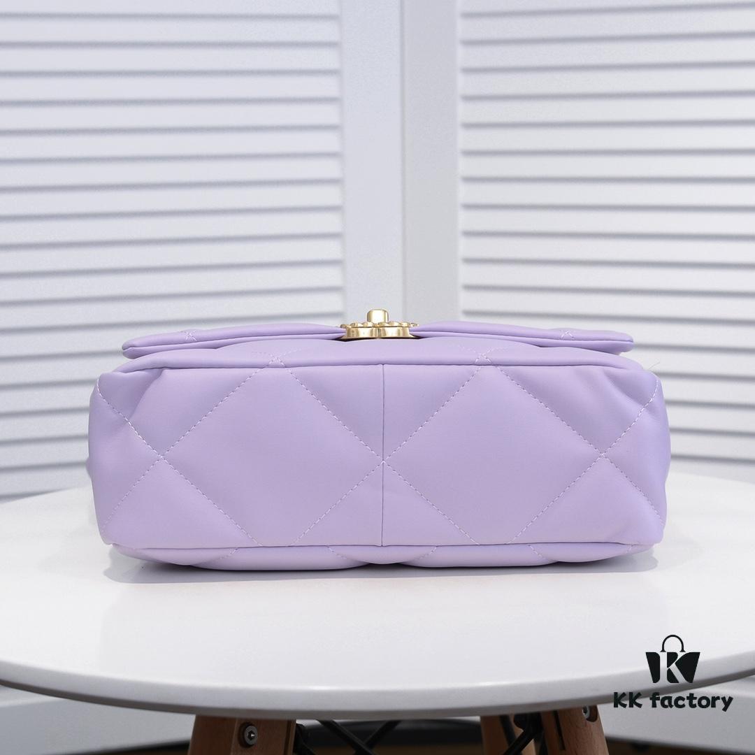 6930556ef09edb6de4c4f259 Purple Medium-Sized Chanel Latest Bestseller Release 📣📣 Synchronized with Counter, Premium Imported Calfskin Leather 🐂, Extremely Soft Texture