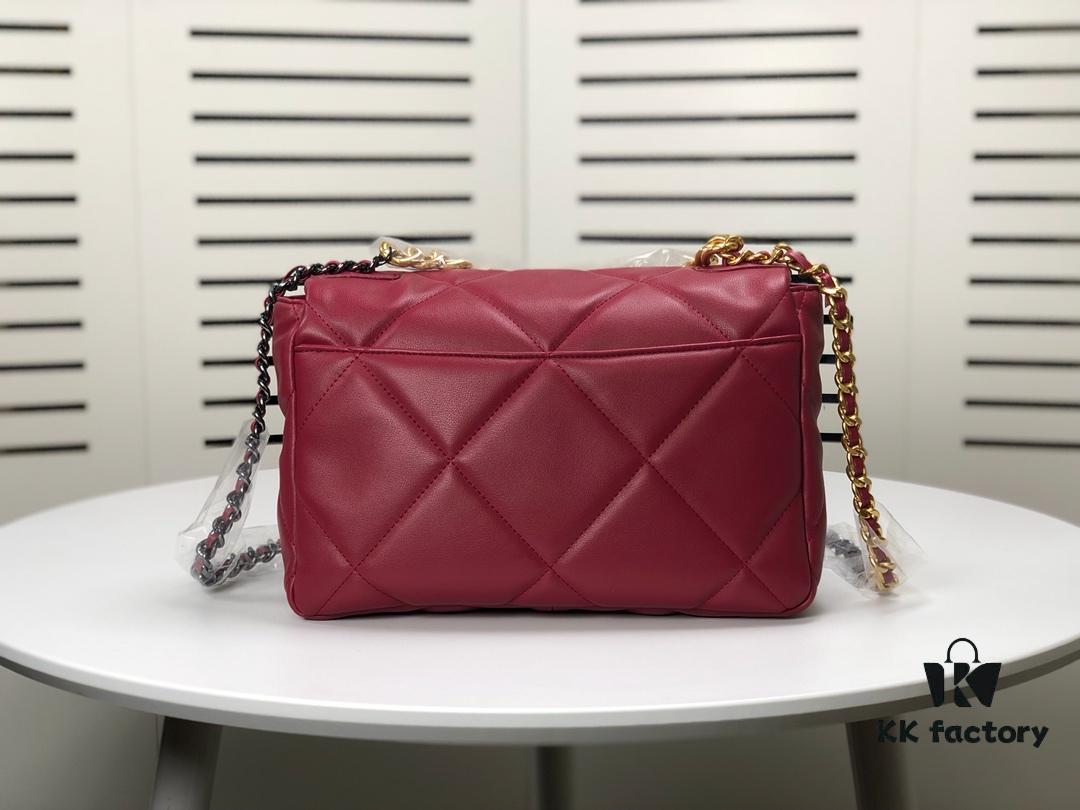 69305571f09edb6de4c4f260 Chanel Burgundy Medium-Sized Bag, Latest Bestseller Release 📣📣 Synchronized with Boutique, Premium Imported Calfskin Leather 🐂, Exceptionally Soft Texture