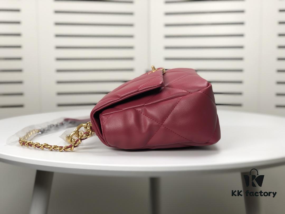 69305574f09edb6de4c4f264 Chanel Burgundy Medium-Sized Bag, Latest Bestseller Release 📣📣 Synchronized with Boutique, Premium Imported Calfskin Leather 🐂, Exceptionally Soft Texture