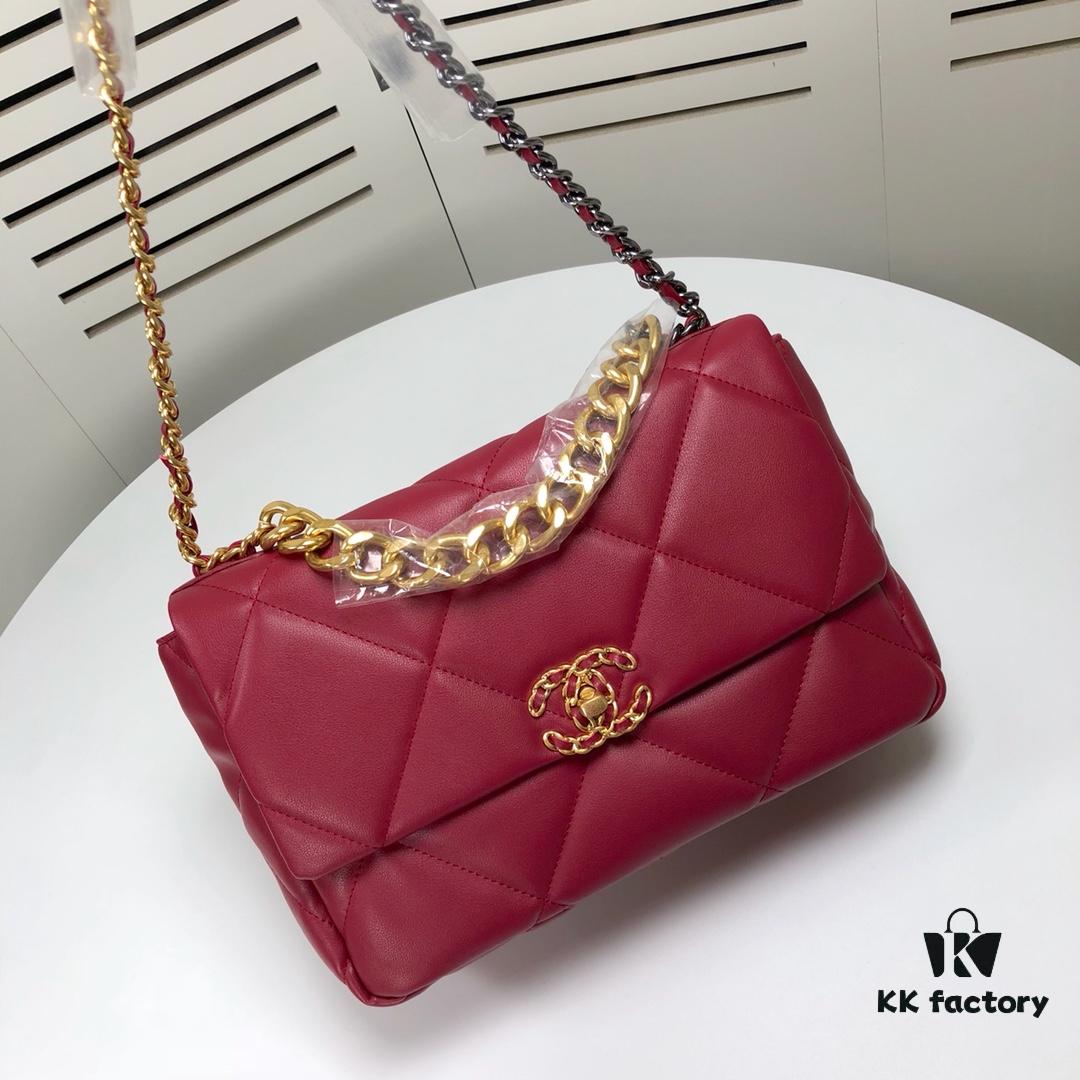 69305576f09edb6de4c4f269 Chanel Burgundy Medium-Sized Bag, Latest Bestseller Release 📣📣 Synchronized with Boutique, Premium Imported Calfskin Leather 🐂, Exceptionally Soft Texture