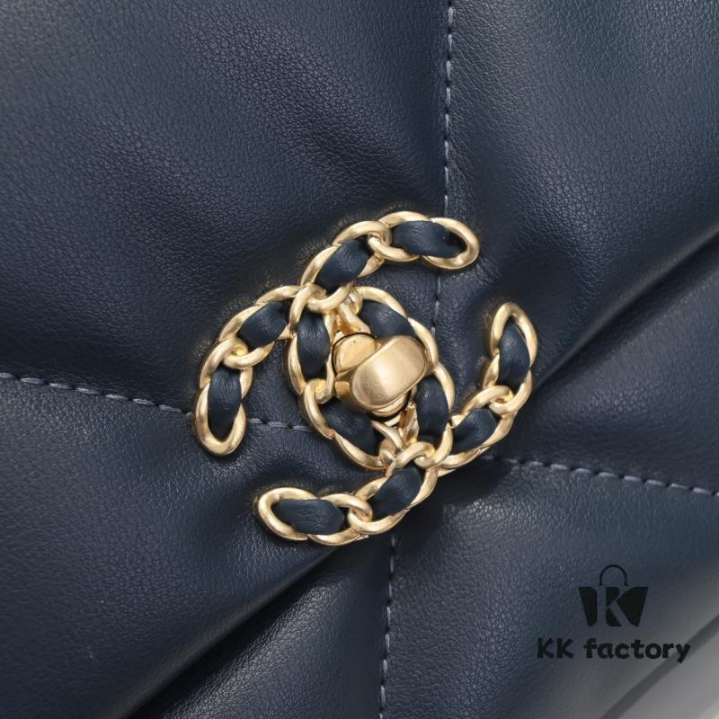 69305587f09edb6de4c4f288 Small Deep Blue Chanel Latest Bestseller Just Arrived 📣📣 Same as Counter Version🤭 Premium Imported Calfskin Leather🐂 Extremely Soft to Touch. Stunning Fit and Flattering Silhouette, Can Be Carried by Hand, on Shoulder or Crossbody, Fully Showcasing Feminine Elegance 💃 Grab Yours Now