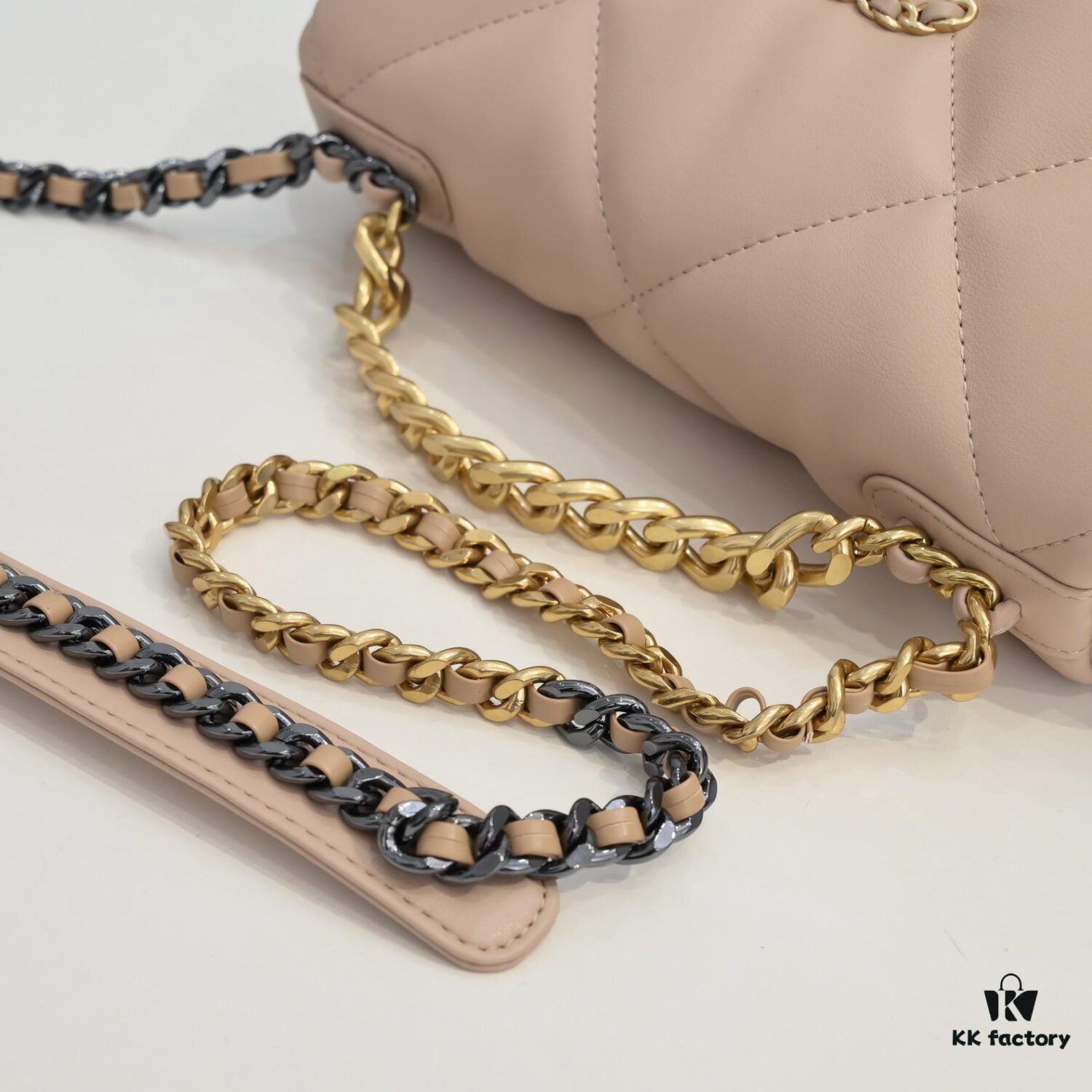 69305590f09edb6de4c4f299 Beige Small Chanel Latest Bestseller Available Now 📣📣 Synchronized with Boutique - Imported Calfskin Leather 🐂 Exceptionally Soft Touch