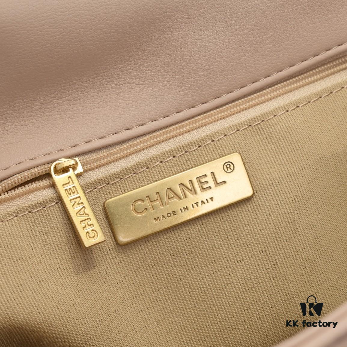69305591f09edb6de4c4f29b Beige Small Chanel Latest Bestseller Available Now 📣📣 Synchronized with Boutique - Imported Calfskin Leather 🐂 Exceptionally Soft Touch