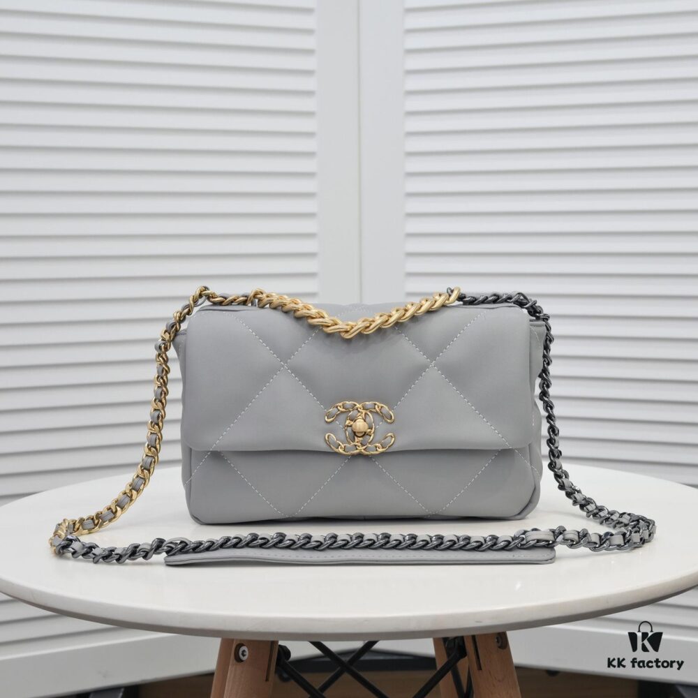 69305592f09edb6de4c4f29f Gray Mini Chanel Latest Bestseller in Stock - Imported Calfskin Leather, Soft Touch, Elegant and Versatile Design