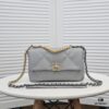 69305592f09edb6de4c4f29f Gray Mini Chanel Latest Bestseller in Stock - Imported Calfskin Leather, Soft Touch, Elegant and Versatile Design