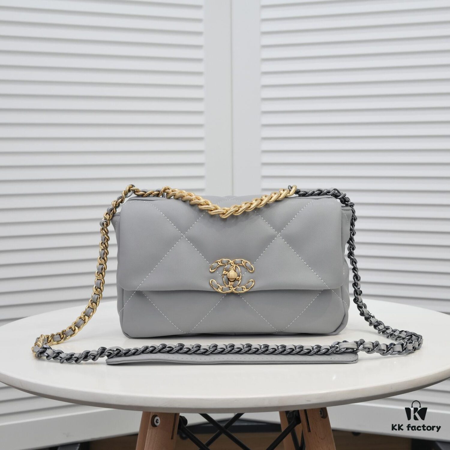 69305592f09edb6de4c4f29f Gray Mini Chanel Latest Bestseller in Stock - Imported Calfskin Leather, Soft Touch, Elegant and Versatile Design