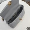 69305595f09edb6de4c4f2a2 Gray Mini Chanel Latest Bestseller in Stock - Imported Calfskin Leather, Soft Touch, Elegant and Versatile Design