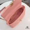 6930559bf09edb6de4c4f2a9 Pink Mini Chanel Latest Bestseller Release 📣📣 Synchronized with Counter, Imported Calfskin Leather 🐂 Exceptionally Soft Touch, Superb Fit, Can Be Carried by Hand, on Shoulder or Crossbody, Fully Showcasing Women's Elegant Charm 💃 Act Now