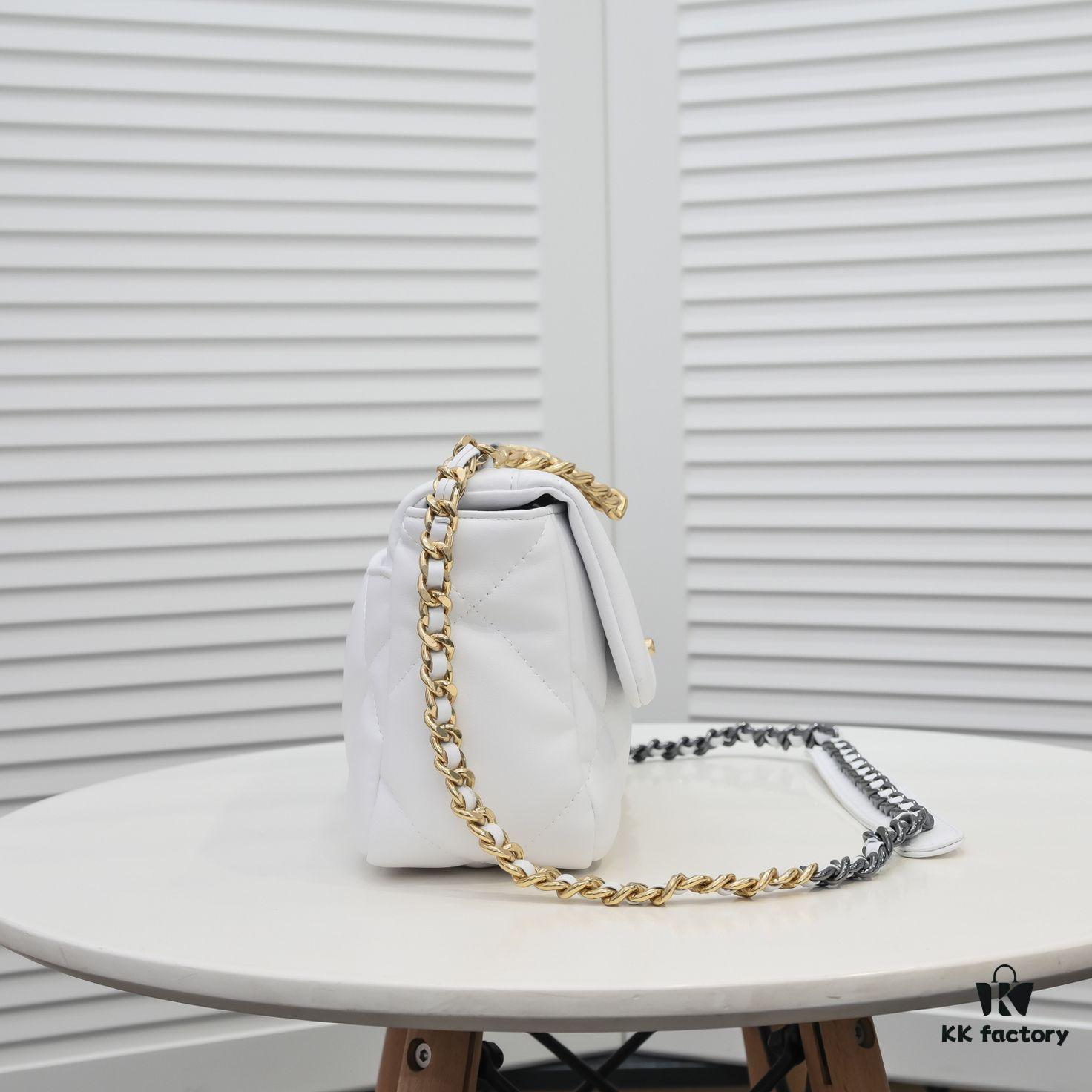 6930559cf09edb6de4c4f2ab Pure White Small Size Chanel Latest Bestseller Release 📣📣 Synchronized with Counter, Premium Imported Calfskin Leather, Extremely Soft Touch