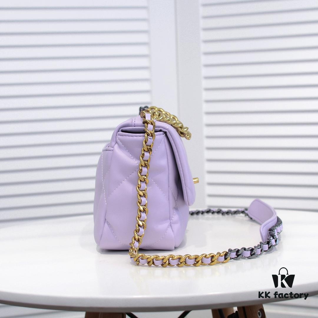 693055abf09edb6de4c4f2bf Purple Small Chanel Latest Bestseller Now Available - Premium Imported Calfskin Leather, Soft Touch, Elegant and Versatile Design