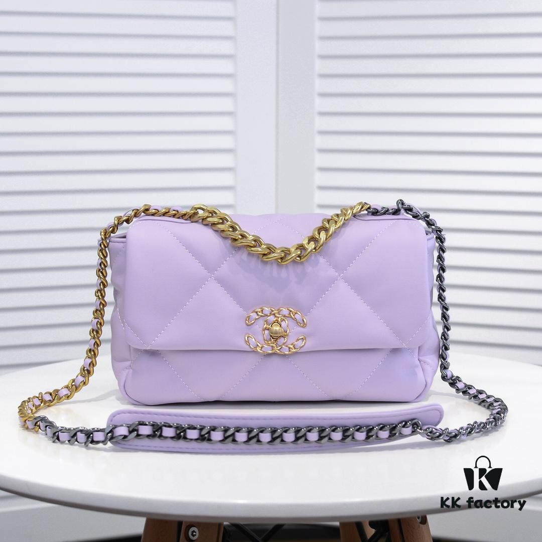 693055abf09edb6de4c4f2c0 Purple Small Chanel Latest Bestseller Now Available - Premium Imported Calfskin Leather, Soft Touch, Elegant and Versatile Design
