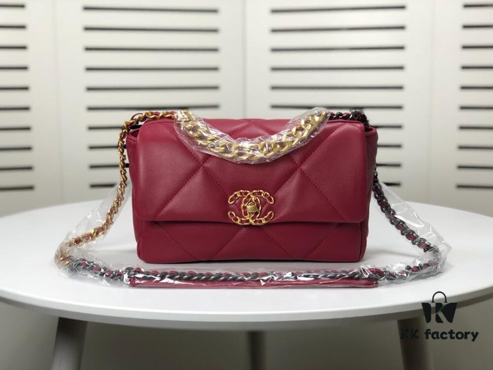 693055aff09edb6de4c4f2c7 Burgundy Red Mini Chanel Latest Bestseller Release 📣📣 Synchronized with Counter, Imported Calfskin Leather, Extremely Soft Touch