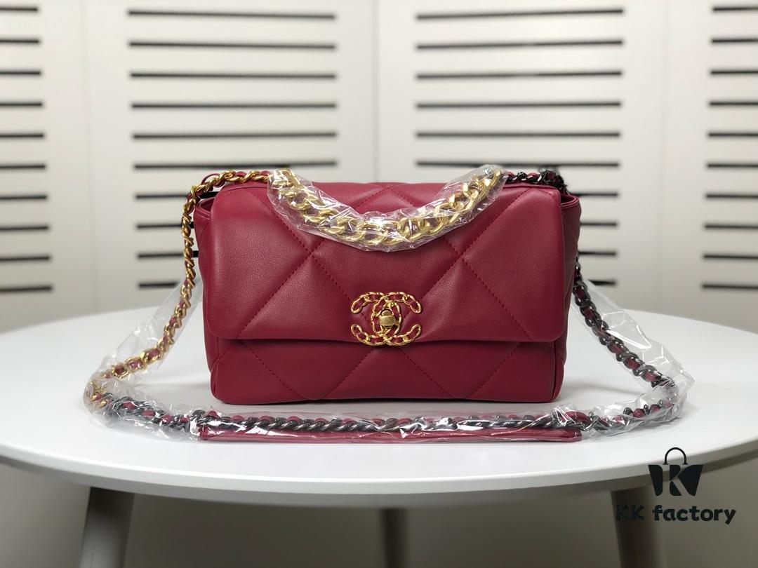 693055aff09edb6de4c4f2c7 Burgundy Red Mini Chanel Latest Bestseller Release 📣📣 Synchronized with Counter, Imported Calfskin Leather, Extremely Soft Touch