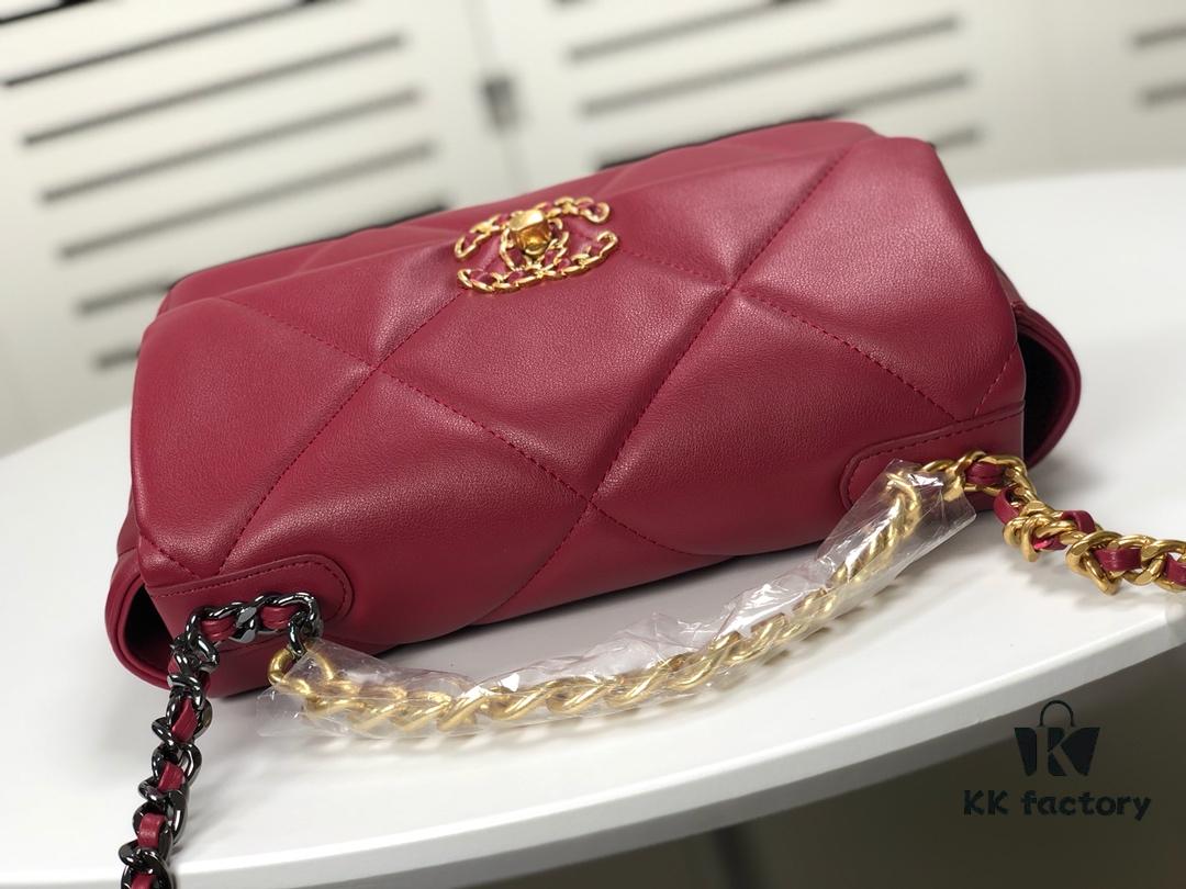693055b1f09edb6de4c4f2cc Burgundy Red Mini Chanel Latest Bestseller Release 📣📣 Synchronized with Counter, Imported Calfskin Leather, Extremely Soft Touch