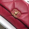 693055b2f09edb6de4c4f2cd Burgundy Red Mini Chanel Latest Bestseller Release 📣📣 Synchronized with Counter, Imported Calfskin Leather, Extremely Soft Touch