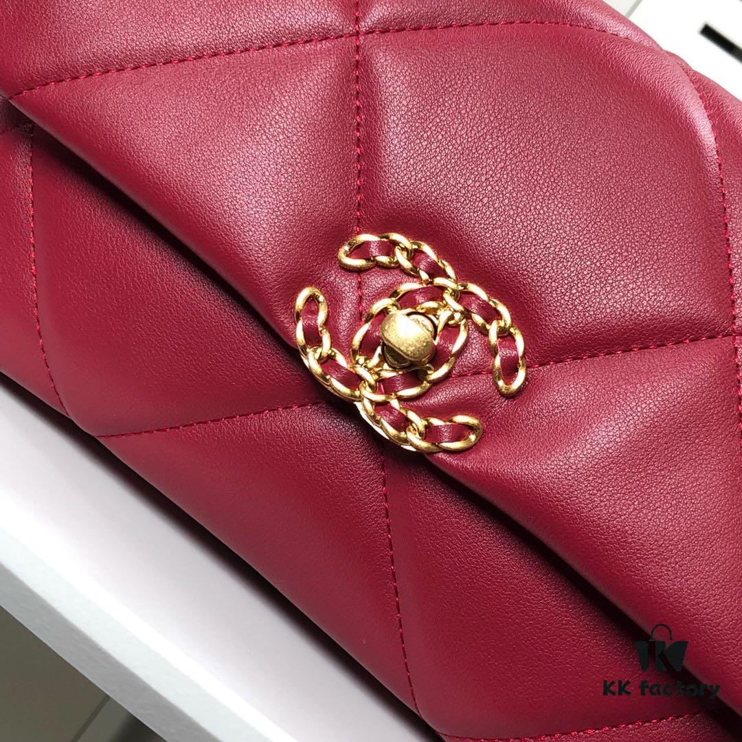 693055b2f09edb6de4c4f2cd Burgundy Red Mini Chanel Latest Bestseller Release 📣📣 Synchronized with Counter, Imported Calfskin Leather, Extremely Soft Touch