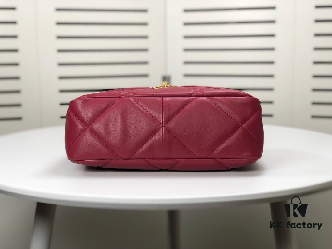 693055b3f09edb6de4c4f2ce Burgundy Red Mini Chanel Latest Bestseller Release 📣📣 Synchronized with Counter, Imported Calfskin Leather, Extremely Soft Touch