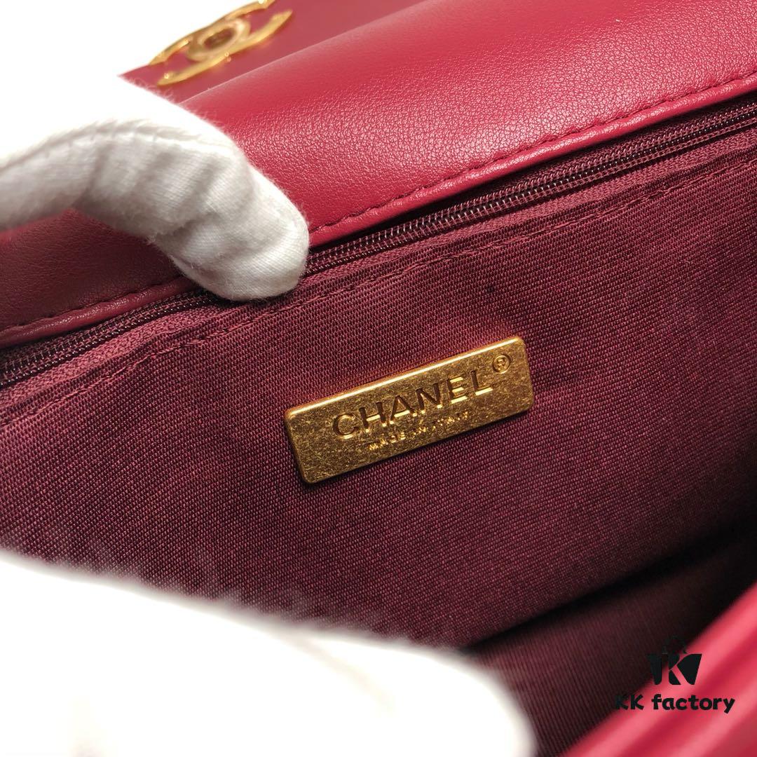 693055b4f09edb6de4c4f2d0 Burgundy Red Mini Chanel Latest Bestseller Release 📣📣 Synchronized with Counter, Imported Calfskin Leather, Extremely Soft Touch
