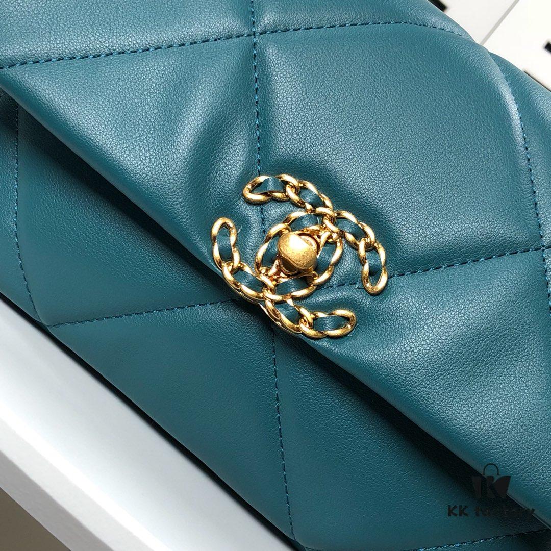 693055b6f09edb6de4c4f2d4 Turquoise Blue Small Chanel Latest Bestseller Just Released 📣📣 Synchronized with Boutique, Imported Calfskin 🐂 Exceptionally Soft Touch