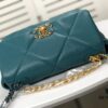 693055b7f09edb6de4c4f2d5 Turquoise Blue Small Chanel Latest Bestseller Just Released 📣📣 Synchronized with Boutique, Imported Calfskin 🐂 Exceptionally Soft Touch