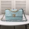693055baf09edb6de4c4f2da Mint Green Small Chanel Latest Bestseller Release 📣📣 Synchronized with Boutique, Imported Calfskin Leather 🐂, Extremely Soft Touch