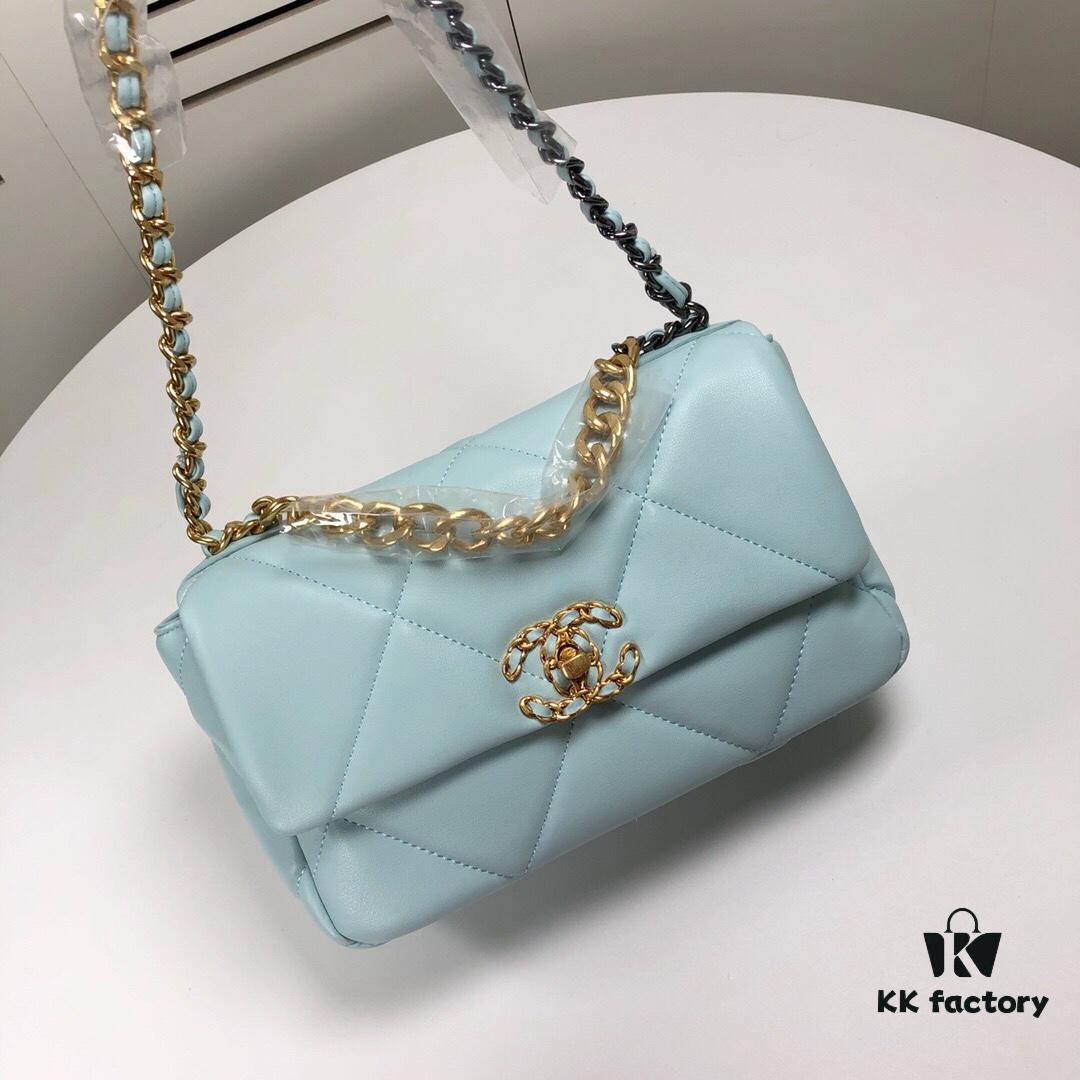 693055bdf09edb6de4c4f2e1 Mint Green Small Chanel Latest Bestseller Release 📣📣 Synchronized with Boutique, Imported Calfskin Leather 🐂, Extremely Soft Touch