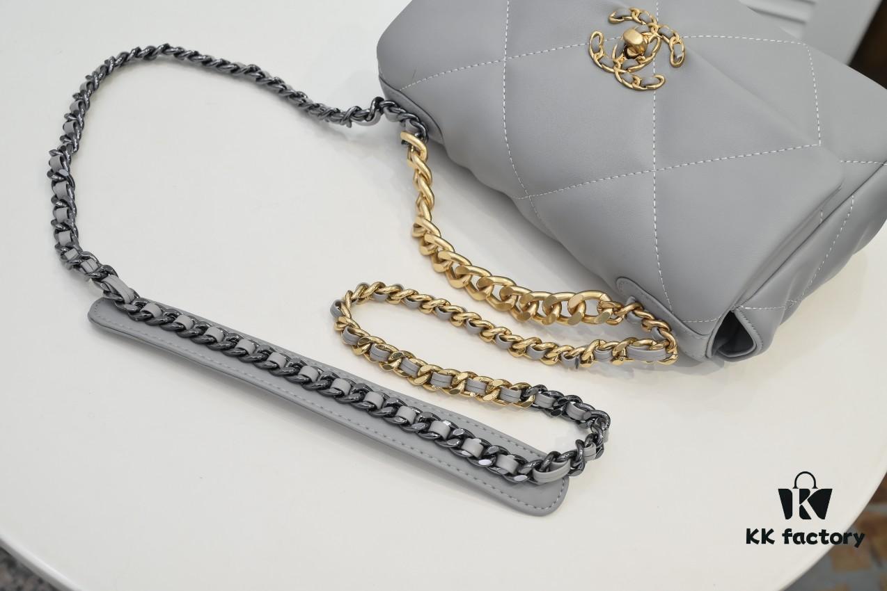 693055bdf09edb6de4c4f2e2 Gray Mini Chanel Latest Bestseller in Stock - Imported Calfskin Leather, Soft Touch, Elegant and Versatile Design