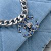 693055c6f09edb6de4c4f2f2 Chanel 22p Spring-Summer Collection New 19Bag Denim Light Blue Sand Silver Hardware
