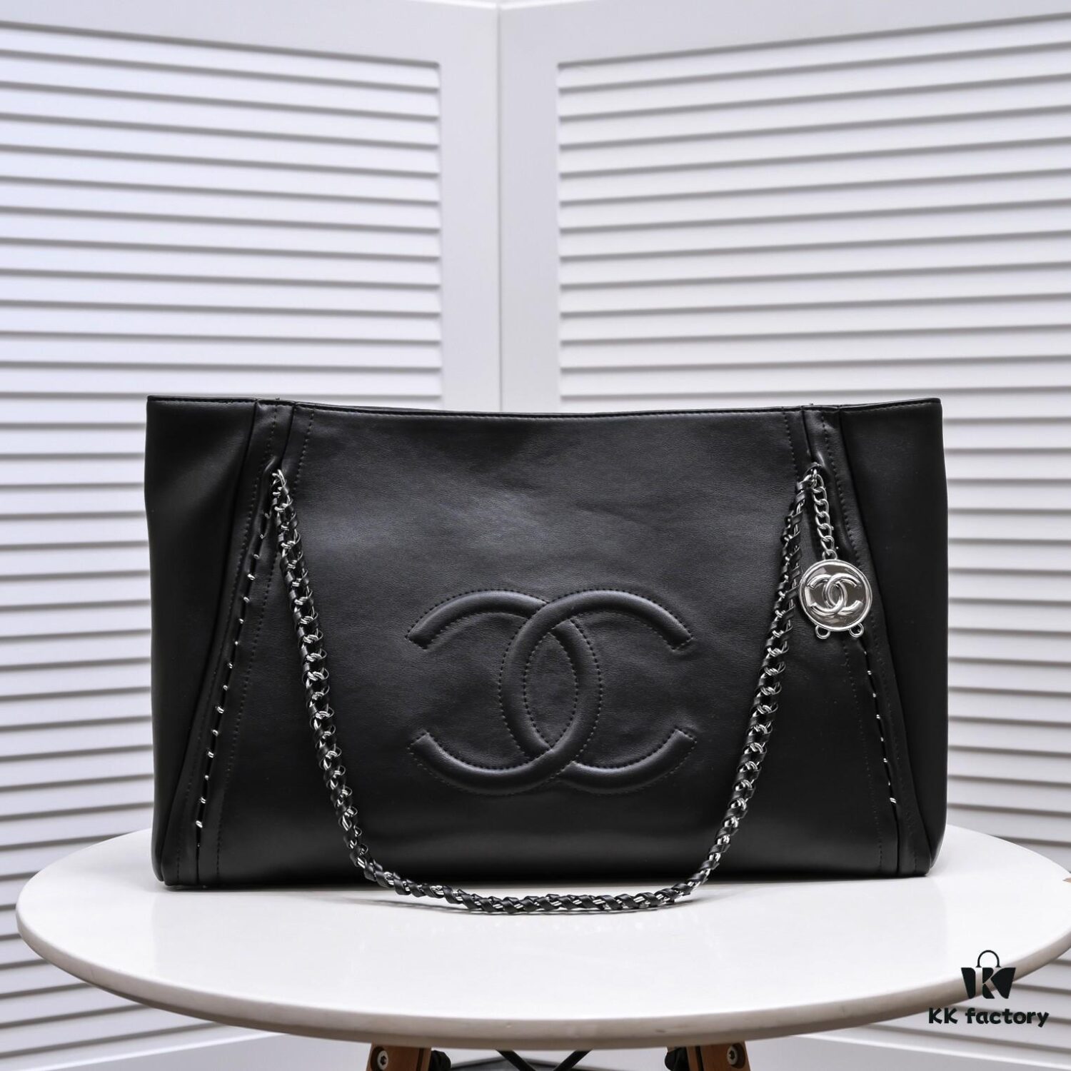 693055f6f09edb6de4c4f339 Chanel New Arrival Tote Bag in Stock ✨✨ Chanel A2021 Haute Mainline Collection Woven Hardware Logo Tote 🛍️