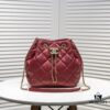 693055fcf09edb6de4c4f344 Large CHANEL 2020 New Arrival Double C Chain Drawstring Mini Bucket Bag
