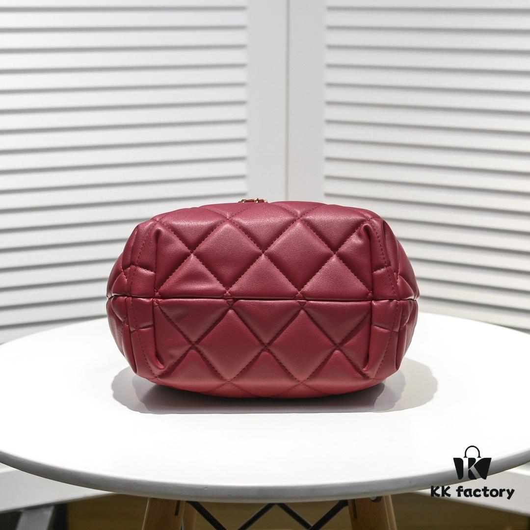 693055fef09edb6de4c4f348 Large CHANEL 2020 New Arrival Double C Chain Drawstring Mini Bucket Bag