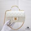 6930561bf09edb6de4c4f37b Chanel 22B Latest Mini CF Handle with Hardware Accents, New AS2431 Classic Quilted Flap Bag