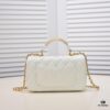 6930561bf09edb6de4c4f37c Chanel 22B Latest Mini CF Handle with Hardware Accents, New AS2431 Classic Quilted Flap Bag