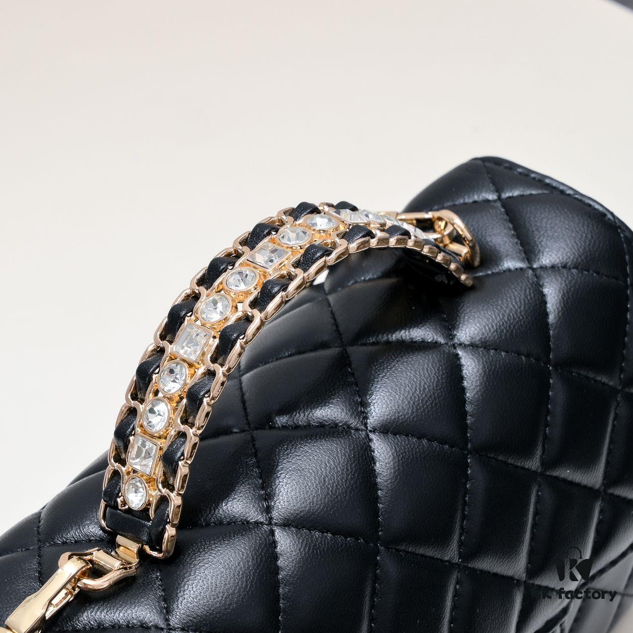 69305634f09edb6de4c4f3aa Small Size 🦋 Chanel 🖤 23A Diamond Handle CF Mini, Early Release 💎