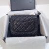 693056acf09edb6de4c4f48f CHANEL France Boutique Collection Metal CF Bag with Golden Beads - Large and Small Sizes