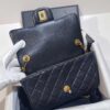 693056b6f09edb6de4c4f49a CHANEL France Handcrafted Luxury Metal CF Bag with Golden Beads - Large and Small Sizes Available