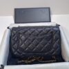 693056b7f09edb6de4c4f49d CHANEL France Handcrafted Luxury Metal CF Bag with Golden Beads - Large and Small Sizes Available