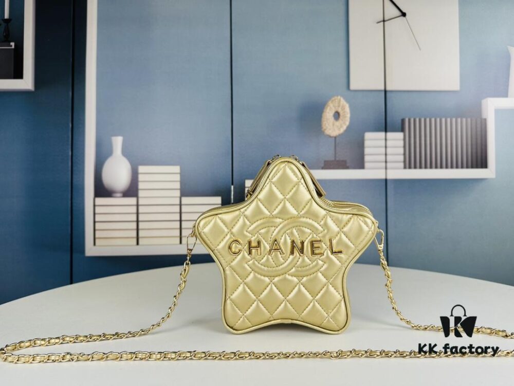 693056e6f09edb6de4c4f4cf New Arrival Luxury Chanel Lucky Star Bag – Stunning Celestial Design, Golden Shine, Unique Star-Shaped Style, Chic and Elegant