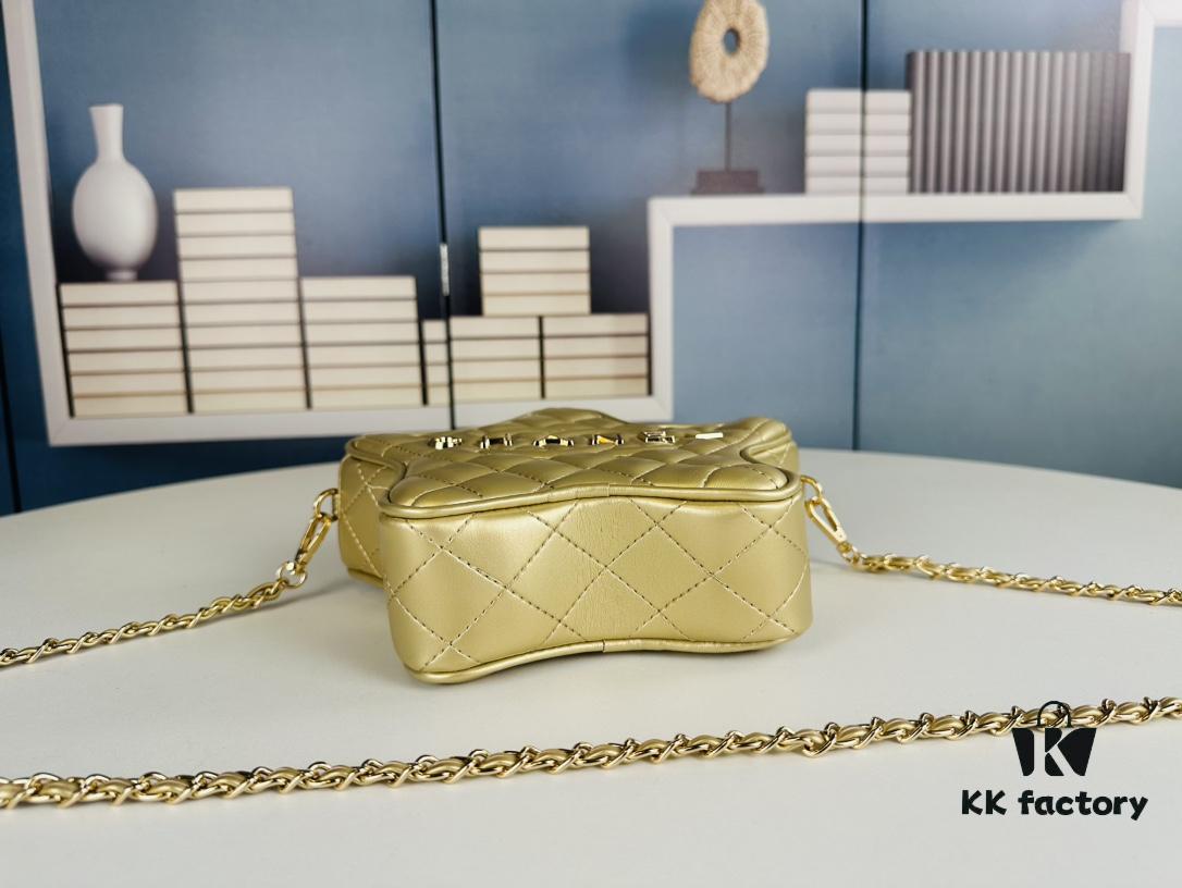 693056edf09edb6de4c4f4d3 New Arrival Luxury Chanel Lucky Star Bag – Stunning Celestial Design, Golden Shine, Unique Star-Shaped Style, Chic and Elegant