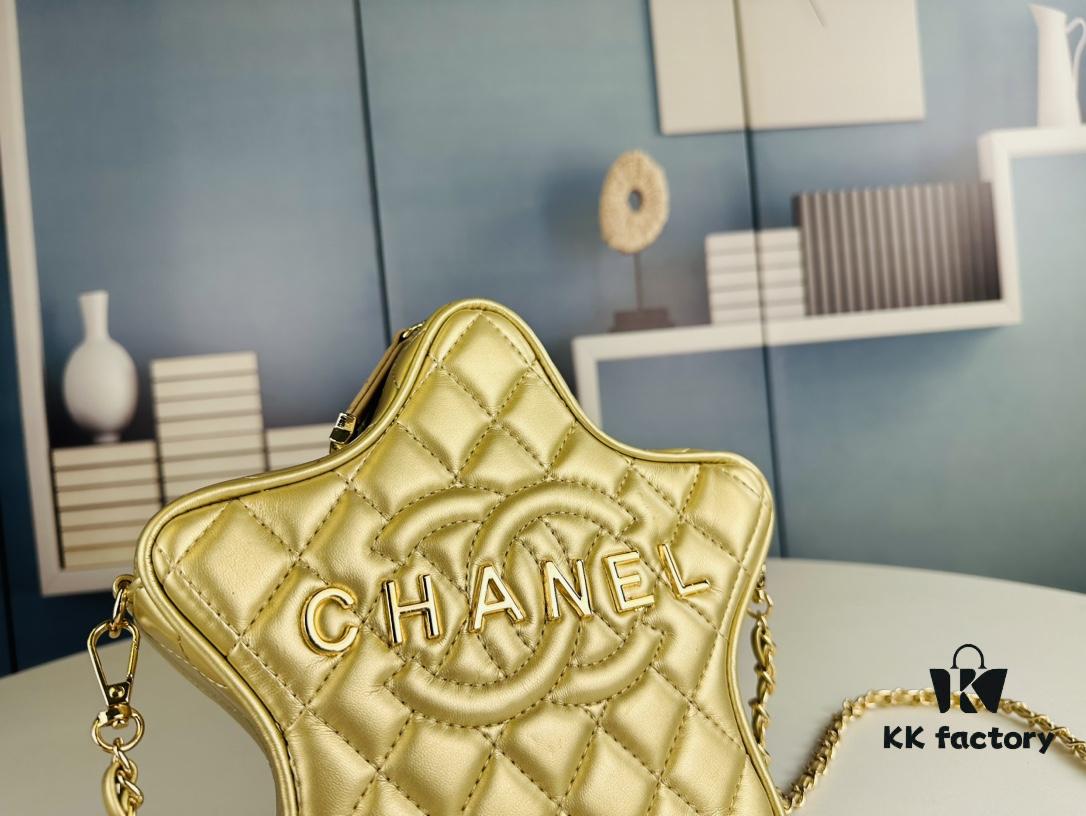 69305709f09edb6de4c4f4f4 New Arrival Luxury Chanel Lucky Star Bag – Stunning Celestial Design, Golden Shine, Unique Star-Shaped Style, Chic and Elegant