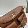 6930570ef09edb6de4c4f4fb Upgraded Lamb Skin 24P 👑 Chanel 24P This Season's Dark Horse Hobo Hippie Bag