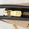 Upgraded Original M81366 Black and Caramel Cosmetic Pouch with Chain