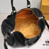 693057f7f09edb6de4c4f654 N44810 45532 Upgraded Version 45cm Imported Full-Grain Leather Black Embossed Large Flower Travel Bag N41416 45532
