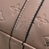 N44810 45532 Upgraded Version 45cm Imported Full-Grain Leather Black Embossed Large Flower Travel Bag N41416 45532