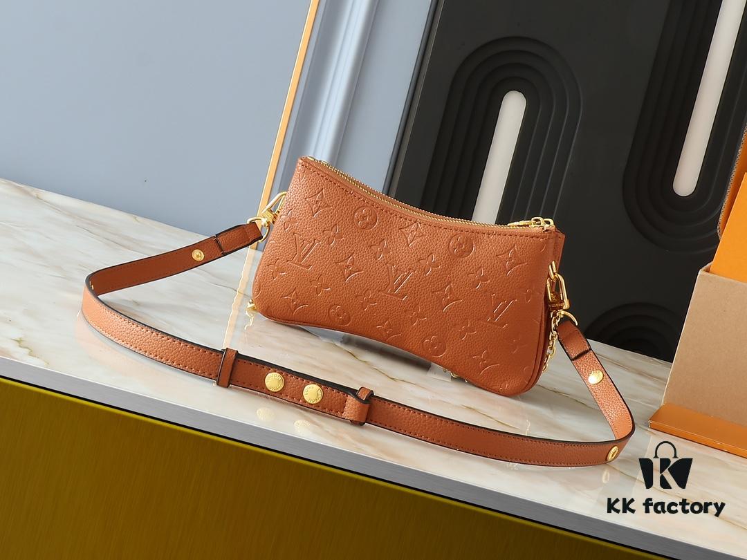 Upgraded Original M83301 M83008 M11916 Monogram Empreinte Leather Liv Pochette with Arm-Carry Design