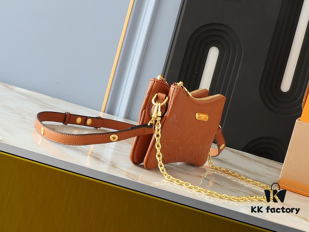 Upgraded Original M83301 M83008 M11916 Monogram Empreinte Leather Liv Pochette with Arm-Carry Design